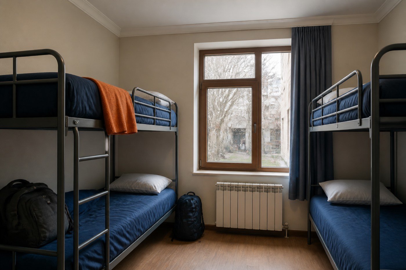 KapHub hostel bedroom in Yerevan