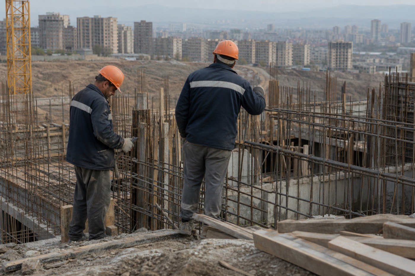 Construction site in Armenia